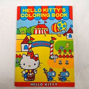 Vintage 1976 SANRIO HELLO KITTY'S COLORING BOOK made in Japan